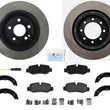 High Carbon R Disc Brake Rotors Pads for 16-21 Mercedes Benz Metris