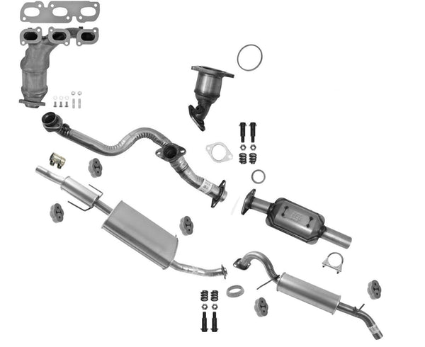 Converter Muffler Assembly Tail Pipe Fits Ford Escape 2009-2012 V6 3.0L Engine