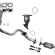 Colector y convertidor catalítico trasero Y tubo para Ford Escape 2009-2012 V6 3.0L