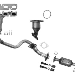 Colector y convertidor catalítico trasero Y tubo para Ford Escape 2009-2012 V6 3.0L