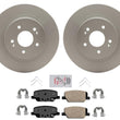 Rear Brake Pads with Coated Disc Brake Rotors Fits for 2020-2022 KIA Telluride