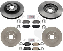 GEO Coated Disc Brake Rotors Ceramic Brake Pads for 2020 2022 2025 KIA Telluride - Photo 2