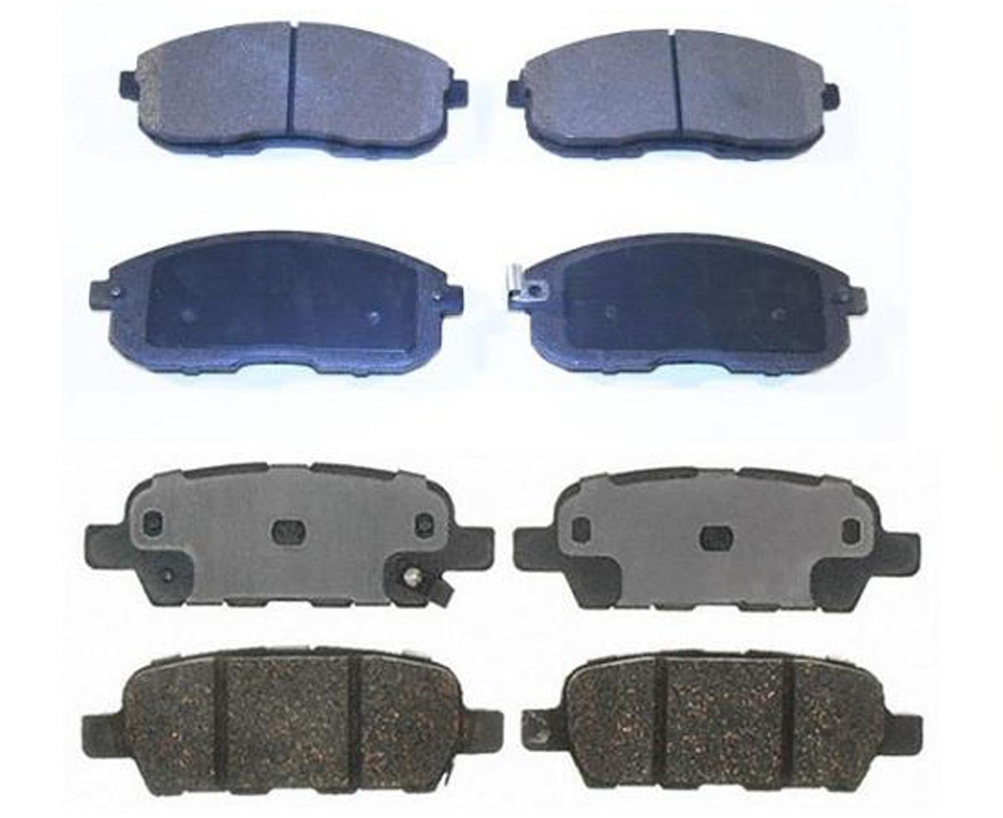 Front & Rear Brake Pads 2 Sets CD815 CD1288 Fits 2007-2010 Nissan Altima