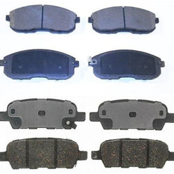 Front & Rear Brake Pads 2 Sets Fits 2007-2010 Nissan Altima