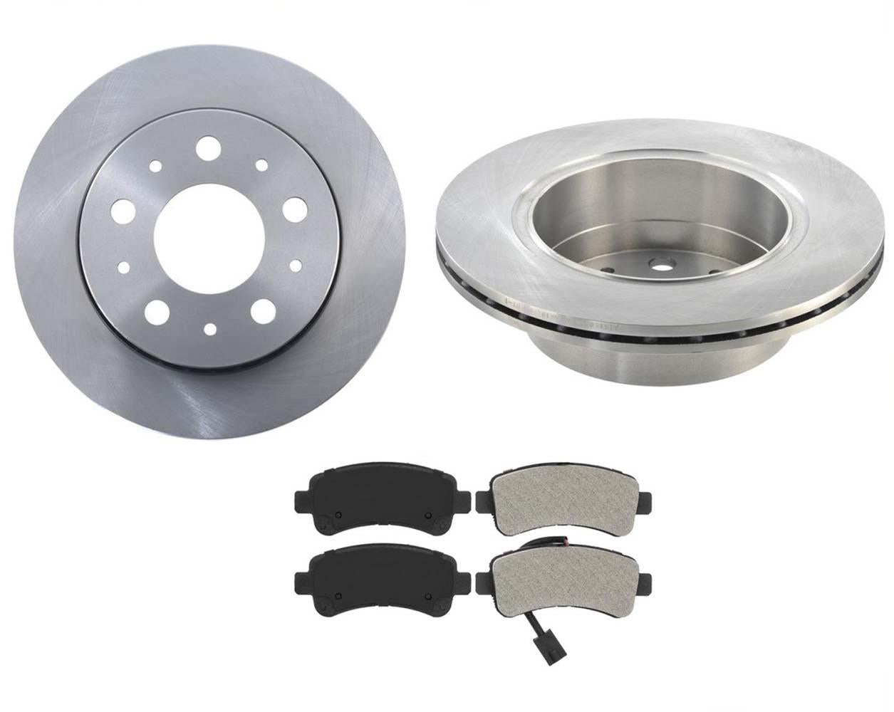 Rear VENTED Brake Rotors Pads Fits For 2014-2021 Ram Promaster 1500 2500 3500 3p