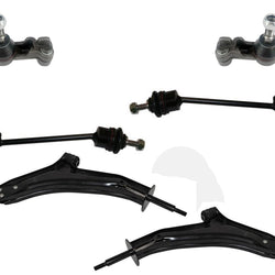 Front Lower Control Arms Tie Rods Links 8Pc Fits For 02-05 Land Rover Freelander