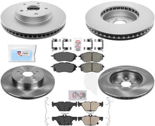 Coated Disc Brake Rotors Pads Hardware Fits For 2015 Subaru Legacy 2.5L