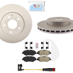 High Carbon F Disc Brake Rotors Pads w/ hardware For 16-21 Mercedes Benz Metris