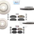 Front 363MM Brake Rotors Rear Rotors & Pads For Police Intercptor Utility 20-23