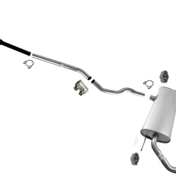 Exhaust System Pipes Muffler for Ford Fusion 17-20 All Wheel Drive 2.0L Turbo