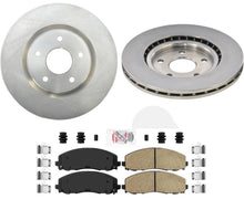F Disc Brake Rotors Pads For 12-16 Town & Country Touring 330MM Dual Piston Cal