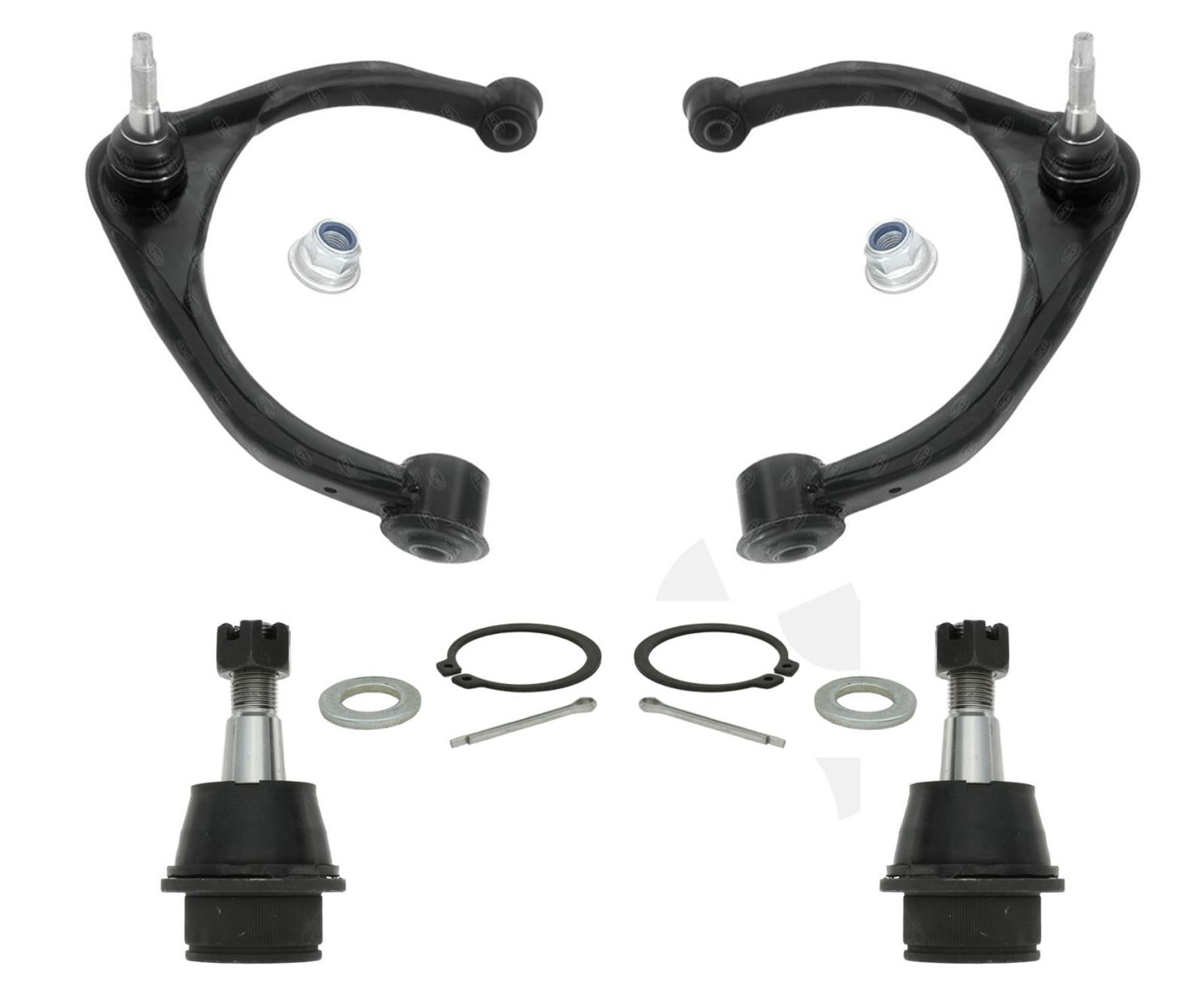 4 bujes de brazo de control superior, junta esférica inferior 09-18 Ram 1500, tracción en 4 ruedas