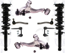 Brazos de control de resortes helicoidales delanteros, varillas de rótula para Nissan 370Z 2009-2020