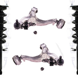 Front Coil Spring Struts Control Arms Ball Joints For 2009-2020 Nissan 370Z
