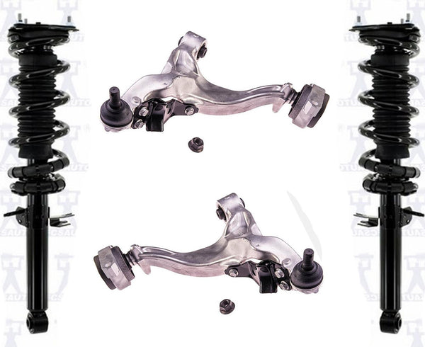 Front Coil Spring Struts Control Arms Ball Joints For 2009-2020 Nissan 370Z