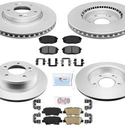 Pastillas de freno de disco recubiertas, accesorios para KIA Soul Natural Aspr 2017-2019