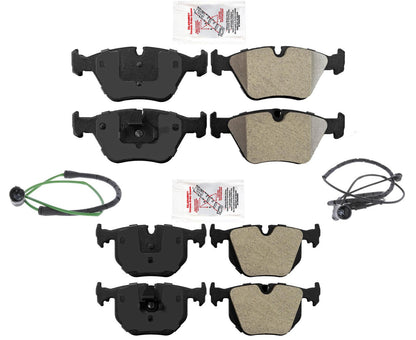 Compatible con pastillas de freno delanteras y traseras y sensor de desgaste 330Ci 330i 330Xi 2001-2005.