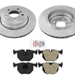 Fits 2004-2009 BMW X3 REAR Brake Rotors & Metallic OE Brake Pads