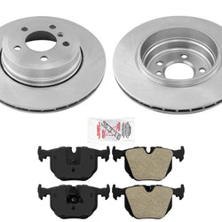 Fits 2004-2009 BMW X3 REAR Brake Rotors & Metallic OE Brake Pads
