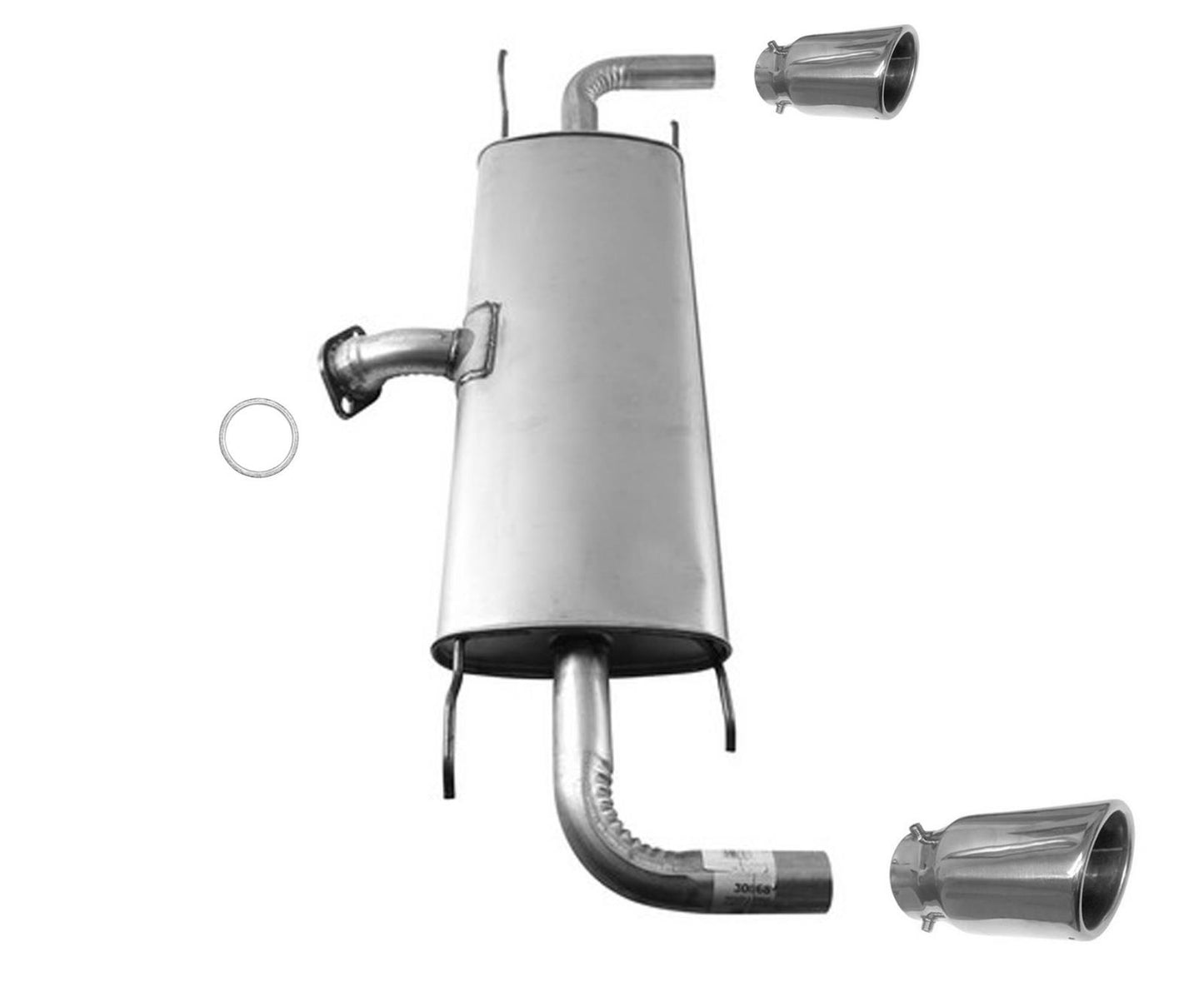 Rear Muffler Assembly For 2013 2014 2015 2016 2.0L Mazda CX-5 CX5 PE01-40-100