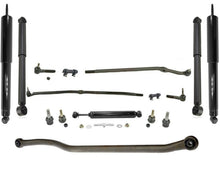 Kit de dirección y amortiguadores de barra de acoplamiento de arrastre, 16 piezas para Ram Pick Up 03-07 4x4 2500 3500