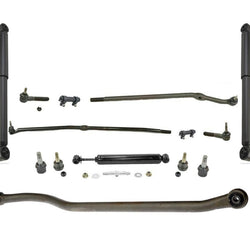 Drag Link Tie Rod Steering & Shocks Kit 16PC for 03-07 Ram Pick Up 4x4 2500 3500