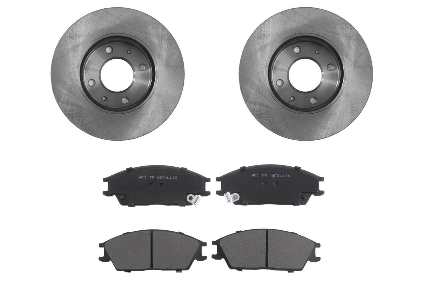 Front Brake Rotors & Ceramic Pads For 2003-2005 Hyundai Accent