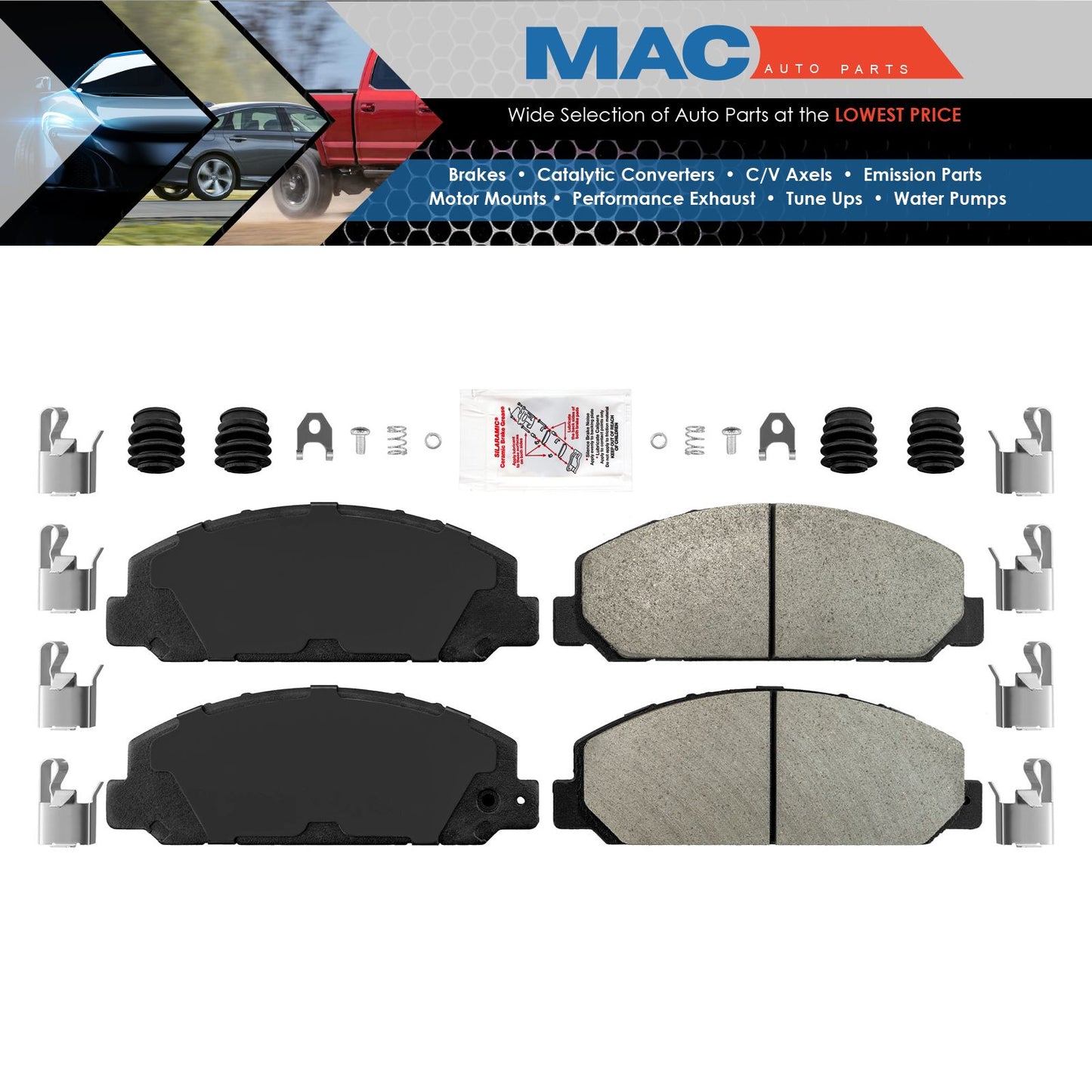 Front / Rear Brake PAD For Hino 195 2012-2020 Fits front and Rear 0446537282