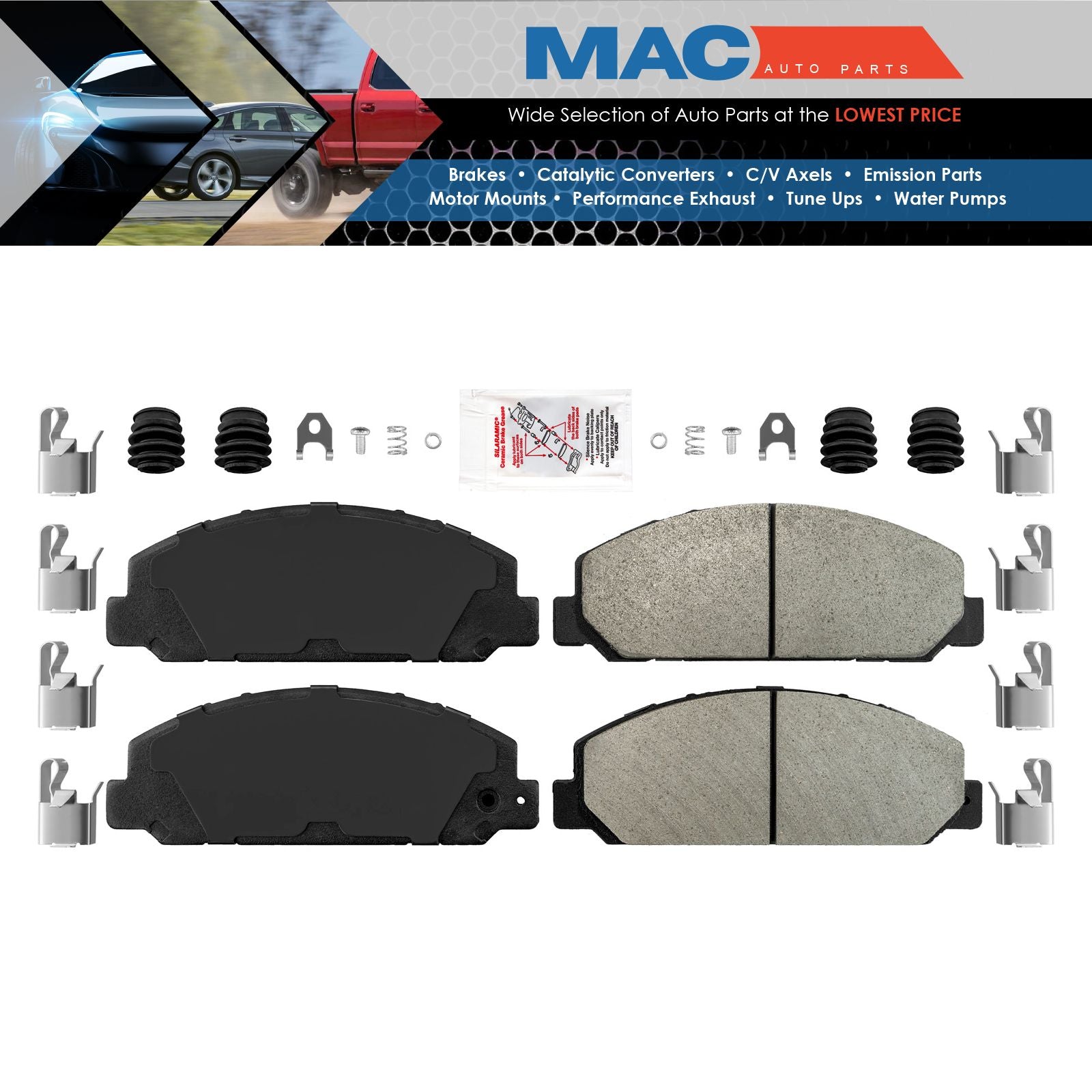 Front / Rear Brake PAD For Hino 195 2012-2020 Fits front and Rear 0446537282