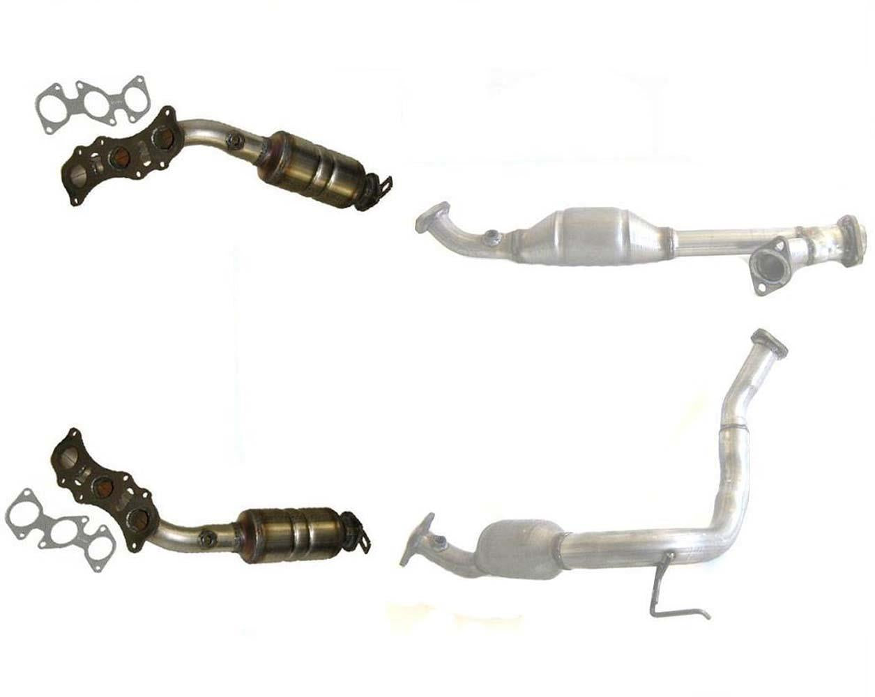 Colector delantero y convertidores catalíticos traseros para FJ CRUISER 07-09 4.0L 4WD y RWD