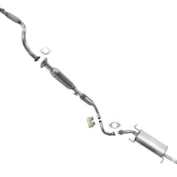 Flex Pipe Resonator Muffler Exhaust System Fits 2004-2008 Aveo Sedan Automatic