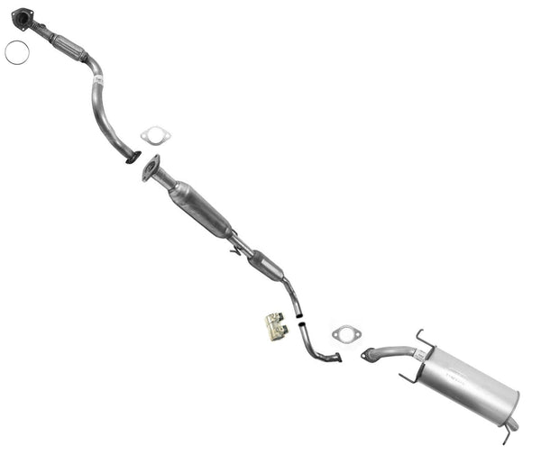 Flex Pipe Resonator Muffler Exhaust System Fits 2004-2008 Aveo 5 Hatch Automatic