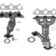 Front Rear Manifold Catalytic Converter Fits for 2004-2011 Mitsubishi Endeavor
