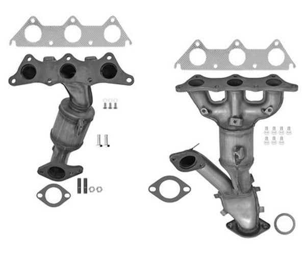 Front Rear Manifold Catalytic Converter Fits for 2004-2011 Mitsubishi Endeavor