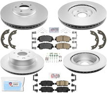 Coated Disc Brake Rotors Ceramic Brake Pads Fits for 2019-2021 Nissan Maxima