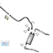 Exhaust System Ext Pipe Tail Pipes XLerator Muffler for 82-92 Camaro 5.0 Vin E H