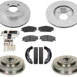 Rotores de freno de disco, pastillas de cerámica, tambores de freno, zapatos para Hyundai Accent 2003-2005