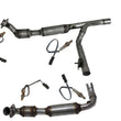 For 01-03 Ford F150 5.4L 4 Wheel Drive Eng Y Pipe 4 Catalytic Converters Sensors
