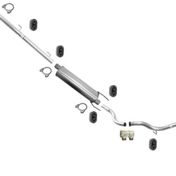 Se adapta al sistema de escape silenciador de base de distancia entre ejes 06-08 Ram Pick Up 1500 3.7 4.7 140.5