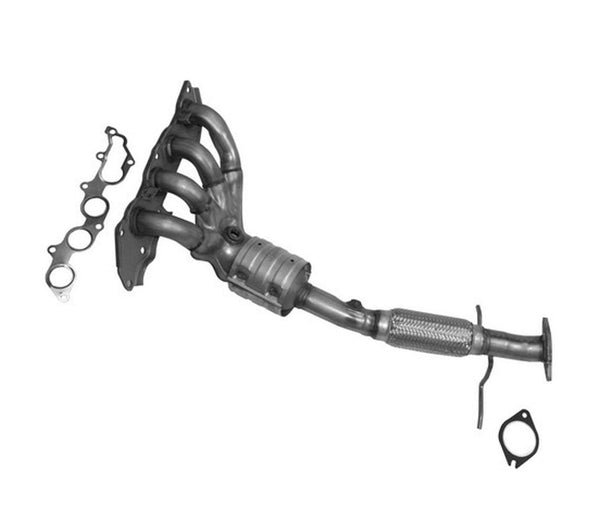 Front Manifold Catalytic Converter Flex Joint Fits for 2004-2010 Mazda 3 5 2.3L