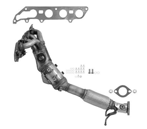 Front Manifold Catalytic Converter Flex Joint Fits for 2012-2015 Mazda 5 2.3L
