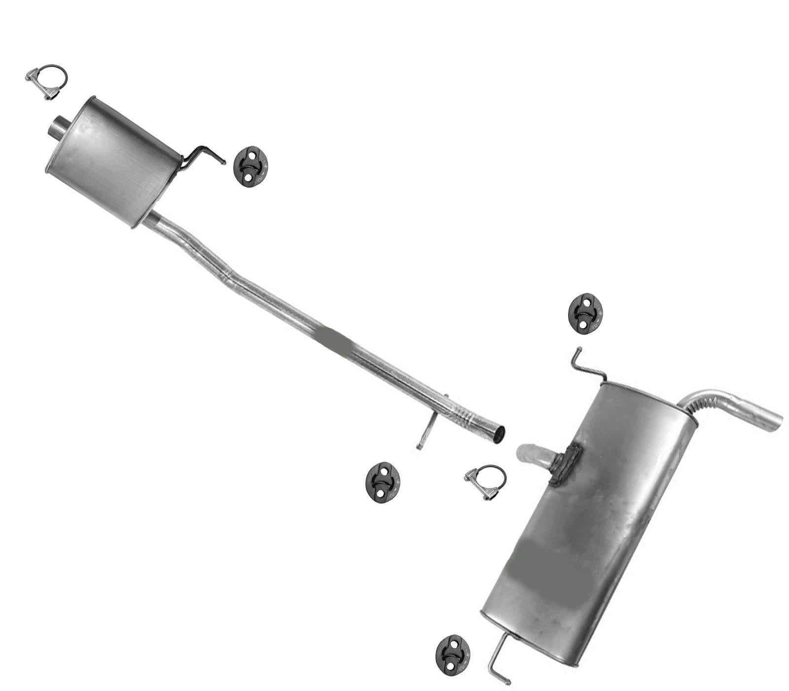 Exhaust Resonator Extension Pipe Muffler Fits for 2012-2015 GM Captiva Sport