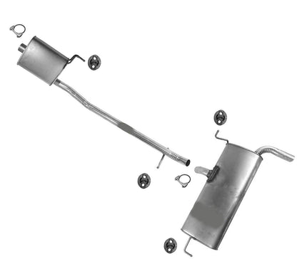 Silenciador de tubo de extensión de resonador de escape compatible con GM Captiva Sport 2012-2015