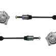 Rear Left & Right CV Axle Shafts & Wheel Bearing Assembly For Element LX 03-08