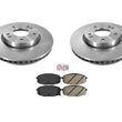 Front Brake Rotors & Ceramic Pads for Kia Forte 2.0L 10-13 & Forte5 12-13