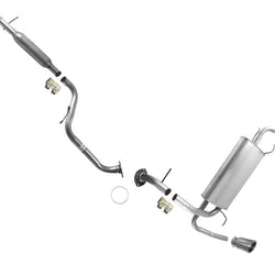 Rear Resonator Extension Pipe Muffler Fits for 2010-2012 Mazda 3 Hatchback 2.5L