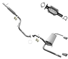 Rear Catalytic Converters Ext Pipe Muffler Fits for 2010-2012 Mazda 3 Sedan 2.5L