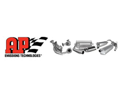 Rear Catalytic Converters Ext Pipe Muffler Fits for 2010-2013 Mazda 3 Sedan 2.0L