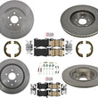 For 2009-13 Infiniti FX50 With Nismo 355MM 4 Piston Caliber Brake FR Rotors Pads