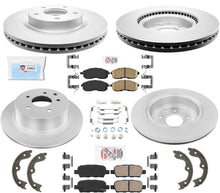 Coated Disc Brake Rotors Ceramic Brake Pads For 2007 2008 2009 2010 2011 2012 Nissan Altima